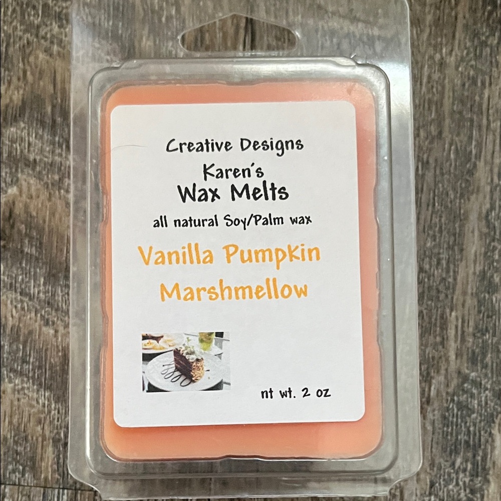 Creative Designs Vanilla Pumpkin Marshmallow Wax Melts